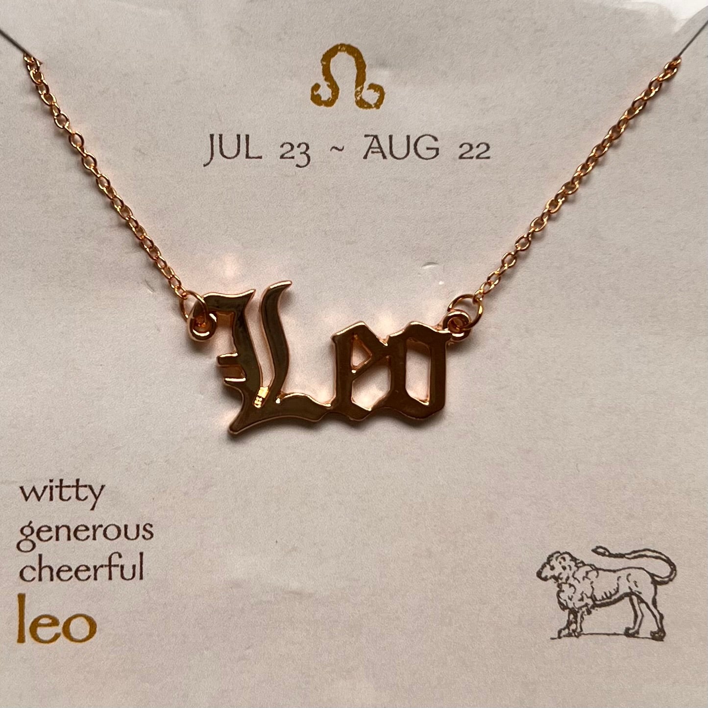 Zodiac Necklaces